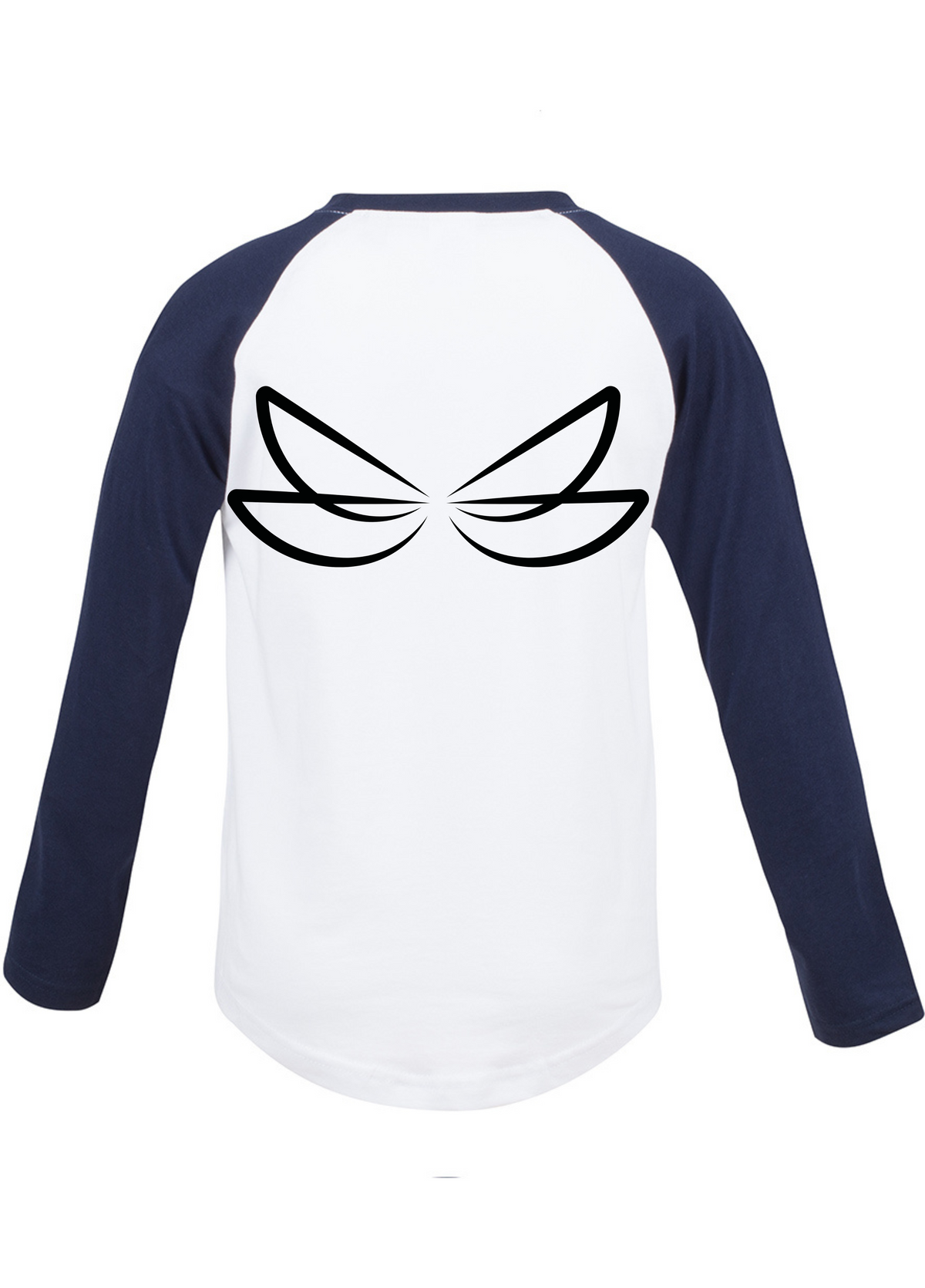 Baseball Long Sleeve T-shirt Blue and white - Dragonfly Leotards - Children's Sportswear