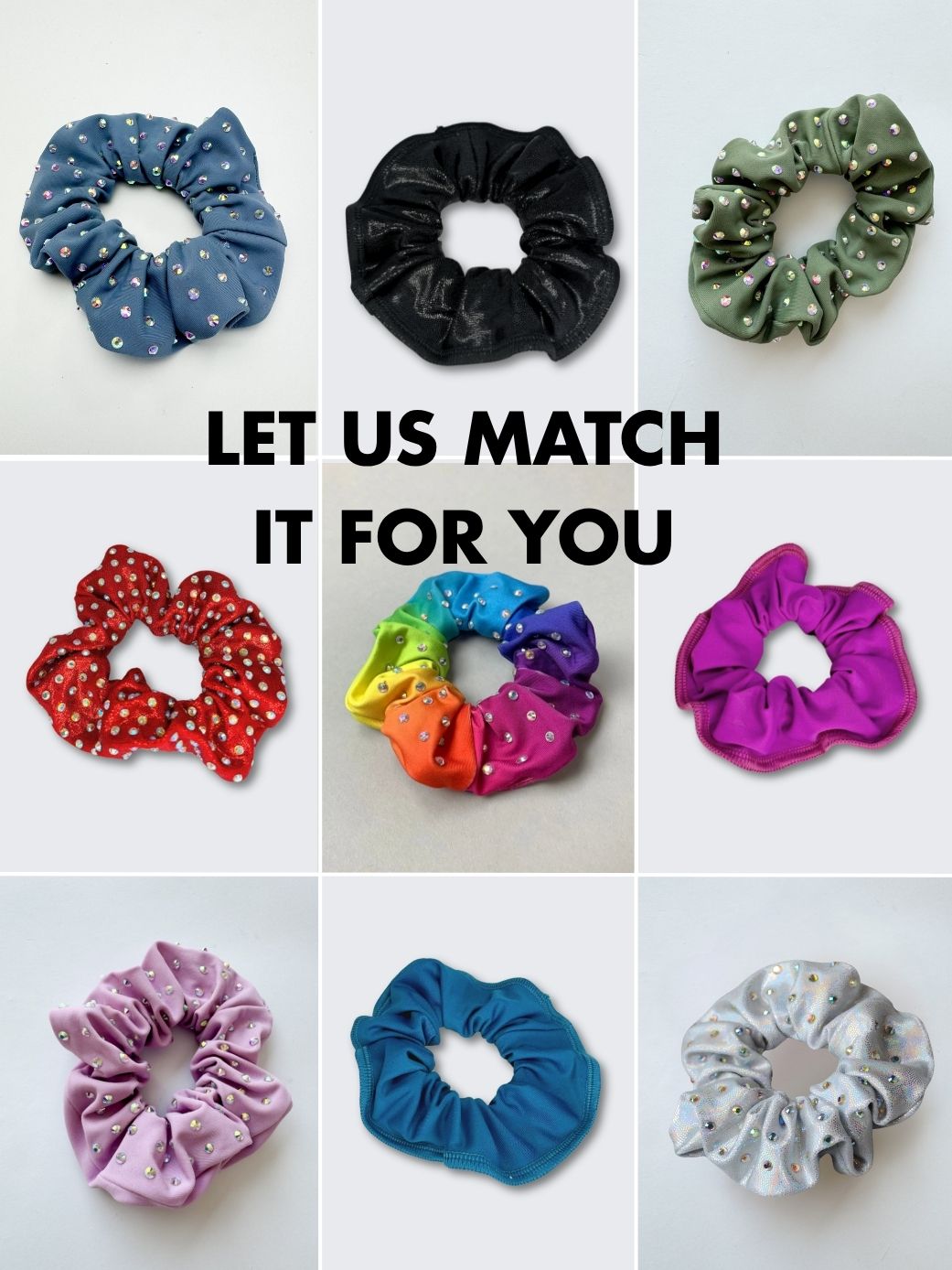 Add a matching scrunchie - Dragonfly Leotards - Hair accessories