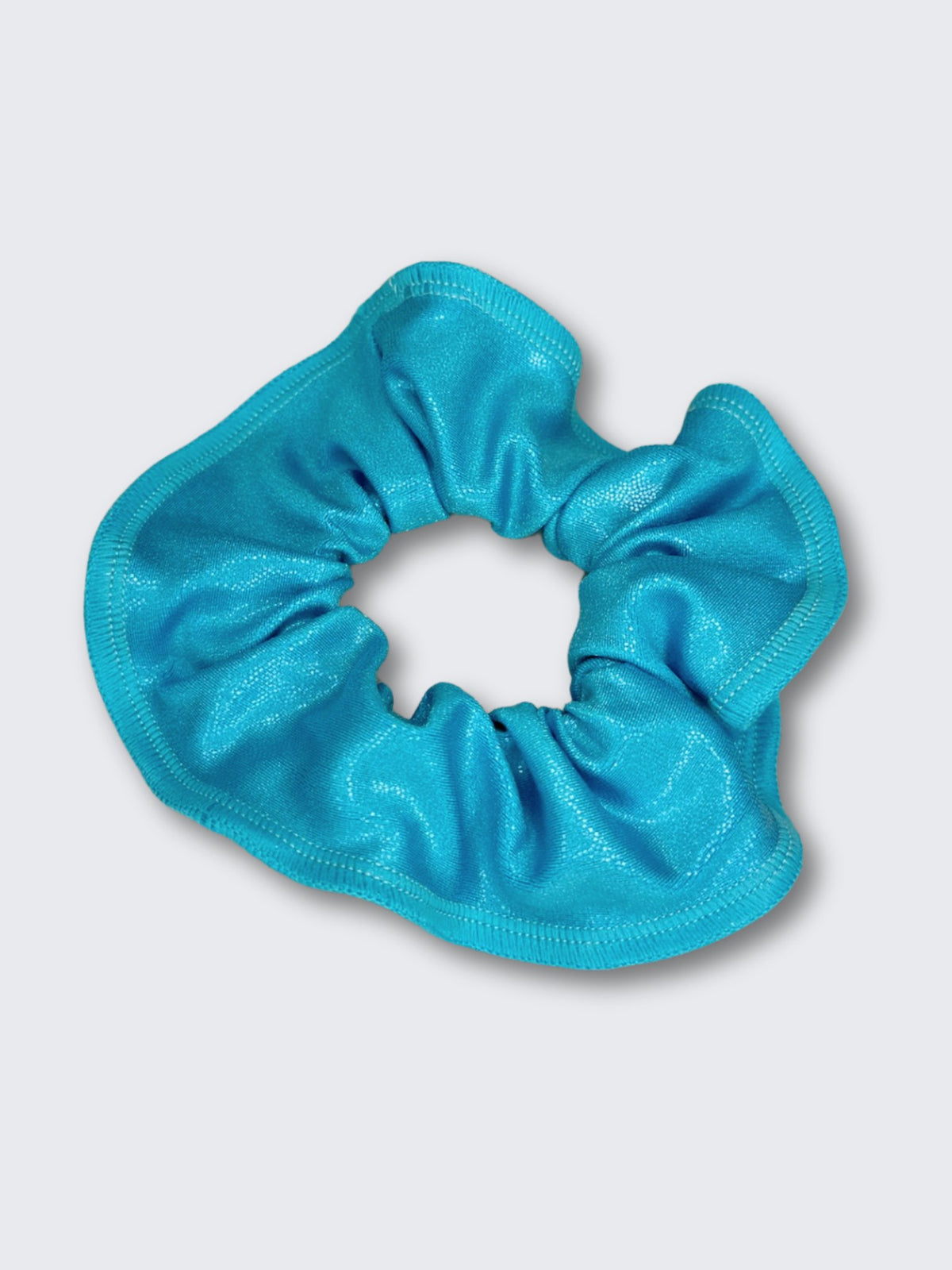 Aqua Pearl Scrunchie - Dragonfly Leotards - Gymnastics Leotards