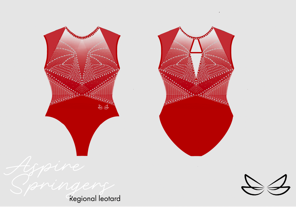 Aspire Springers Regional Leotard - Dragonfly Leotards - Girls leotard