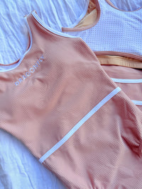 Baby Pink Ribbed - Dragonfly Leotards - Girls leotard