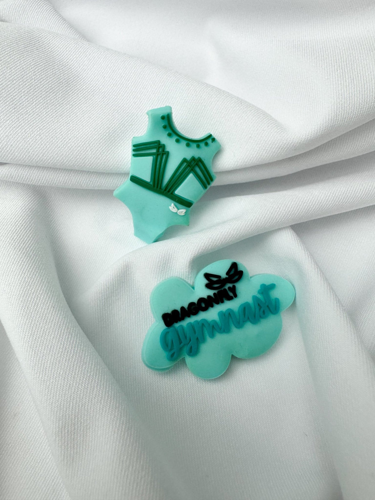 Blue Gymnastics Croc Charms - Dragonfly Leotards - 