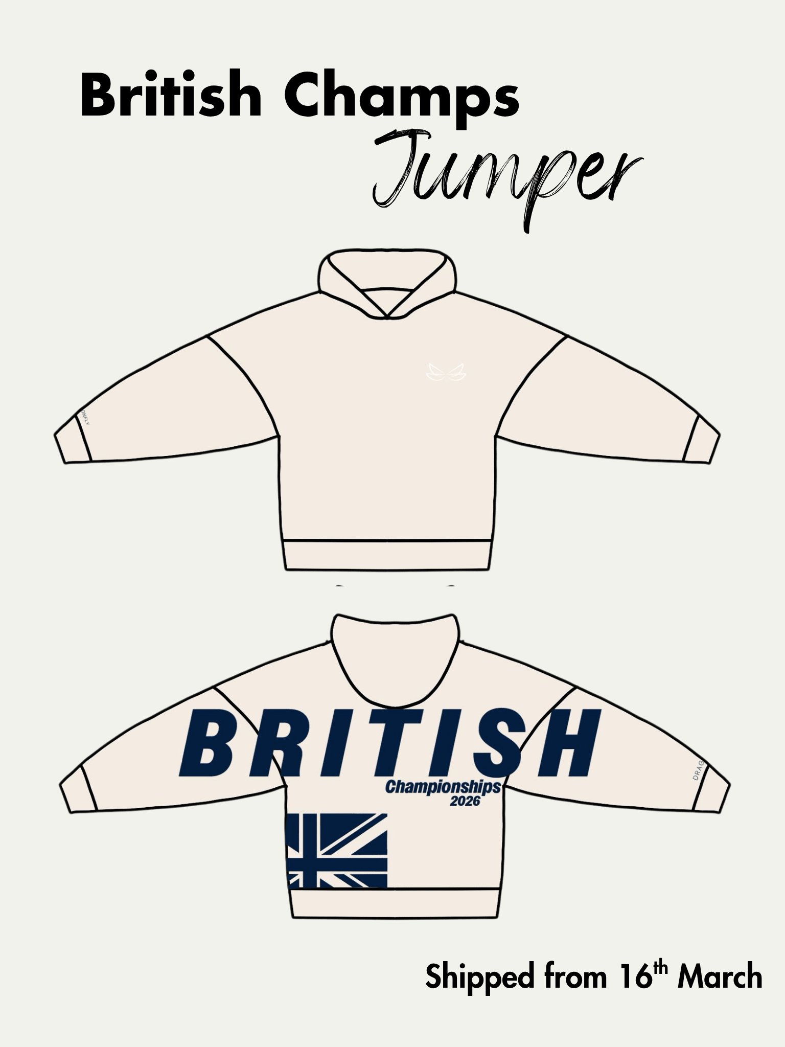 British Champs Jumper - Dragonfly Leotards - Sportswear