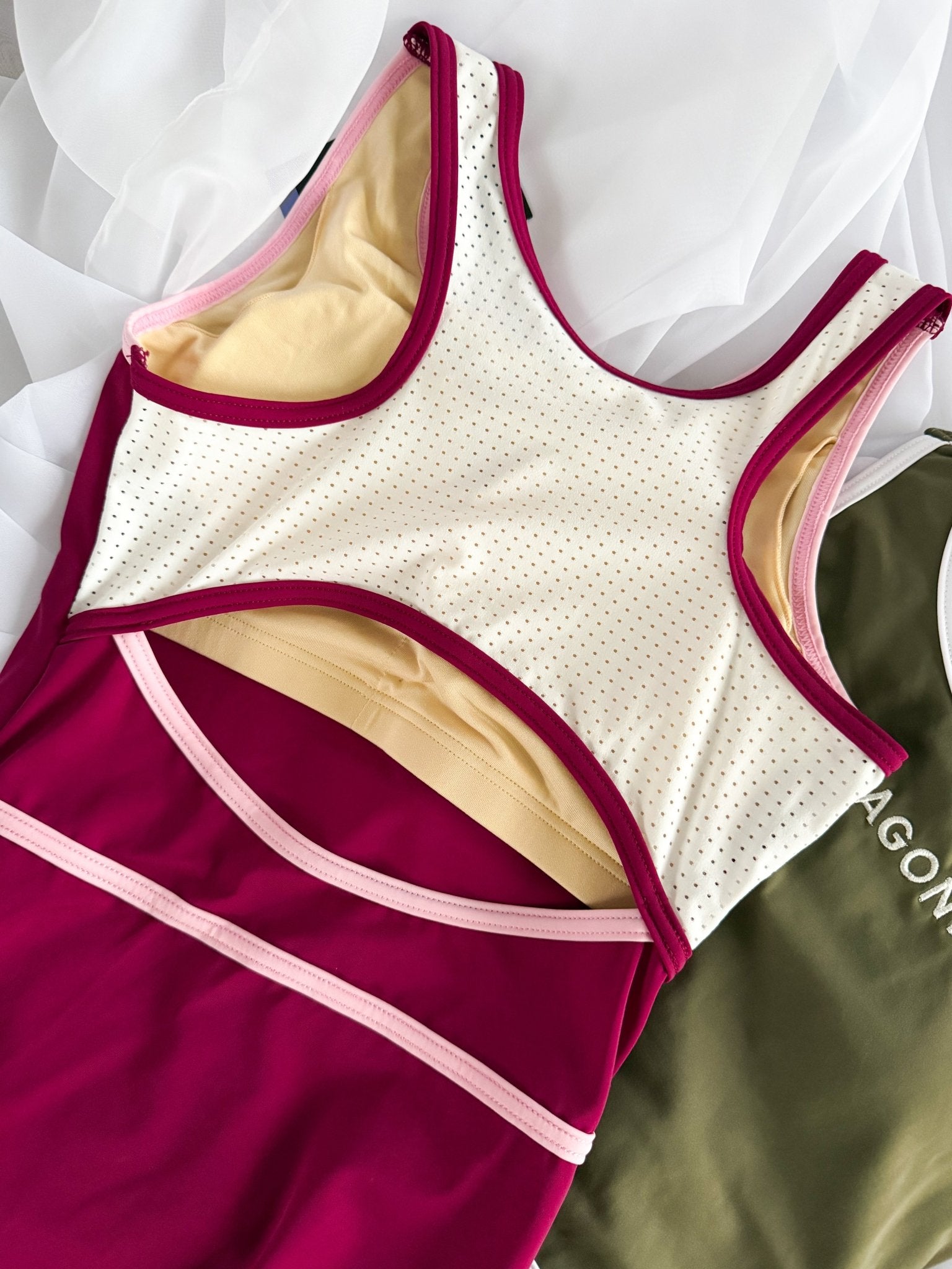 Burgundy - Dragonfly Leotards - Girls leotard