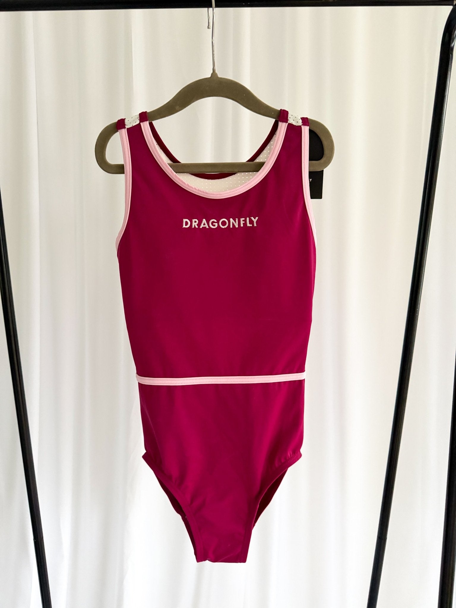 Burgundy - Dragonfly Leotards - Girls leotard