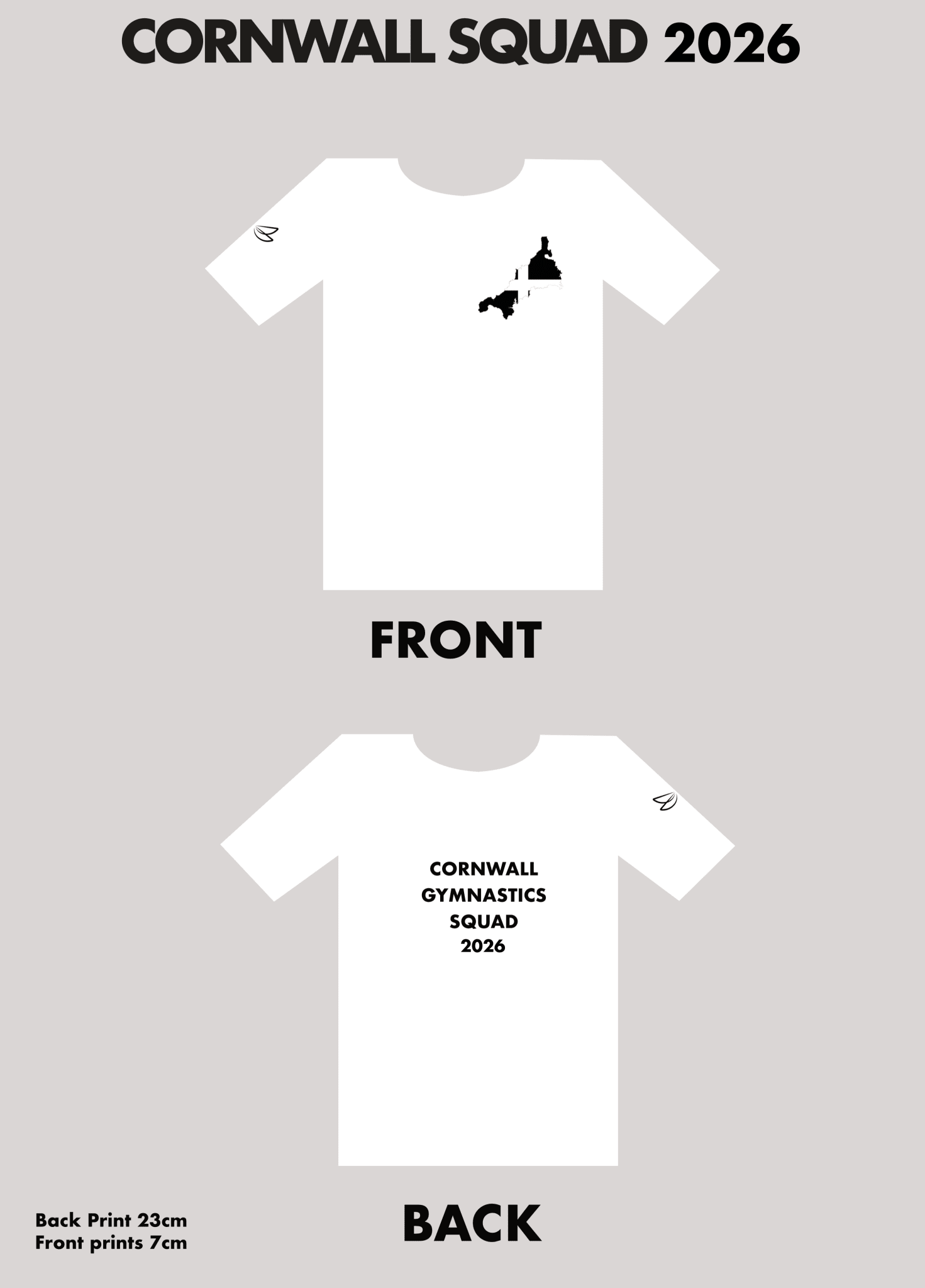 Cornwall Squad T-shirt - Dragonfly Leotards - Sportswear