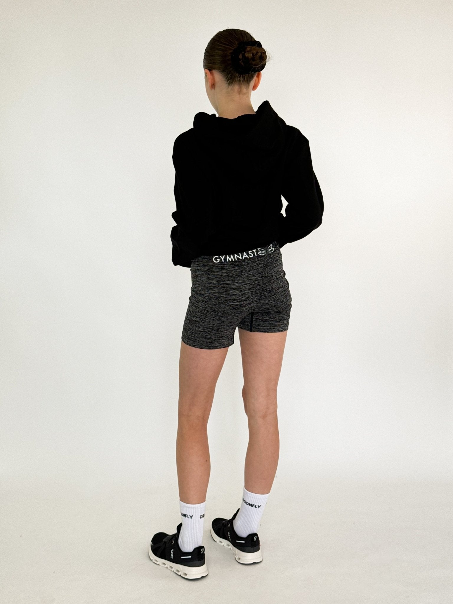 Dragonfly Base Black Hoodie - Dragonfly Leotards - 