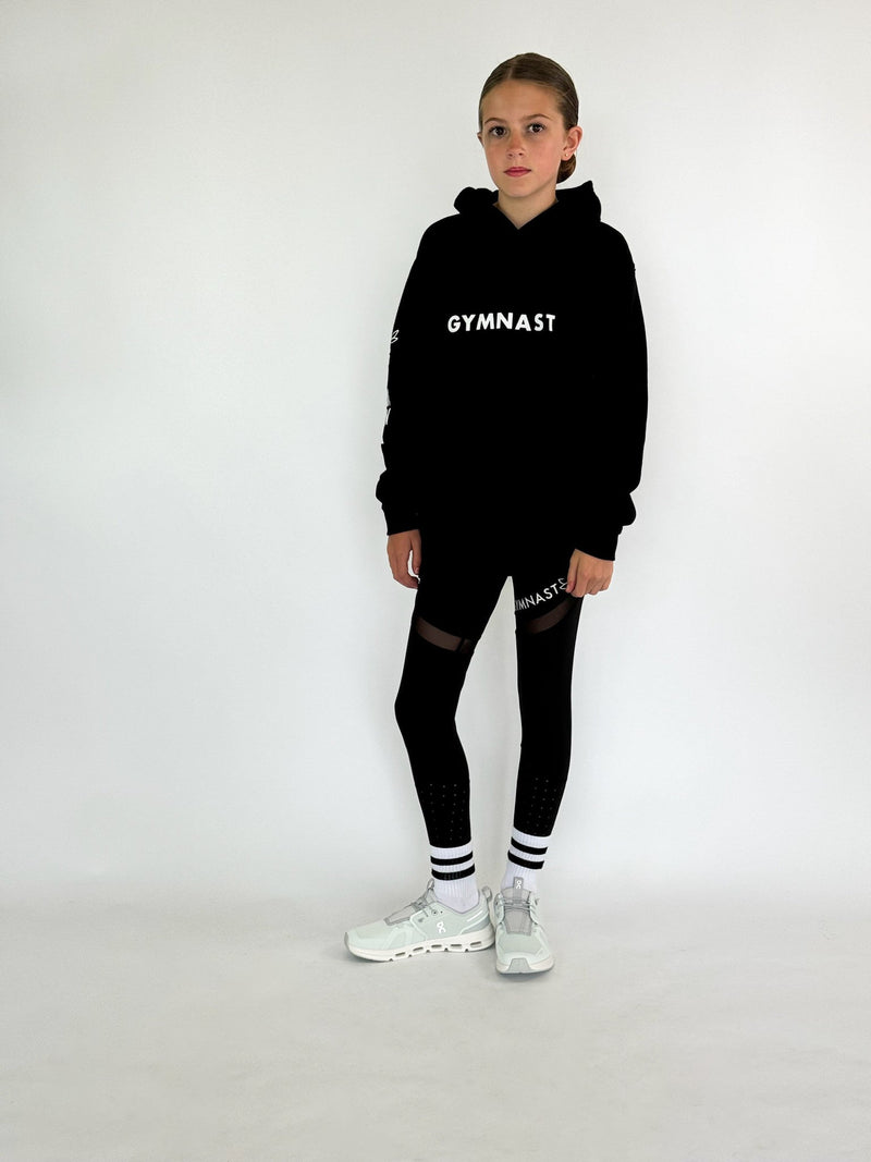 Dragonfly Base Black Hoodie - Dragonfly Leotards - 