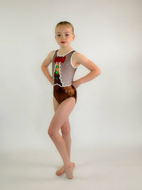 Gingerbread Man - Dragonfly Leotards - Girls leotard