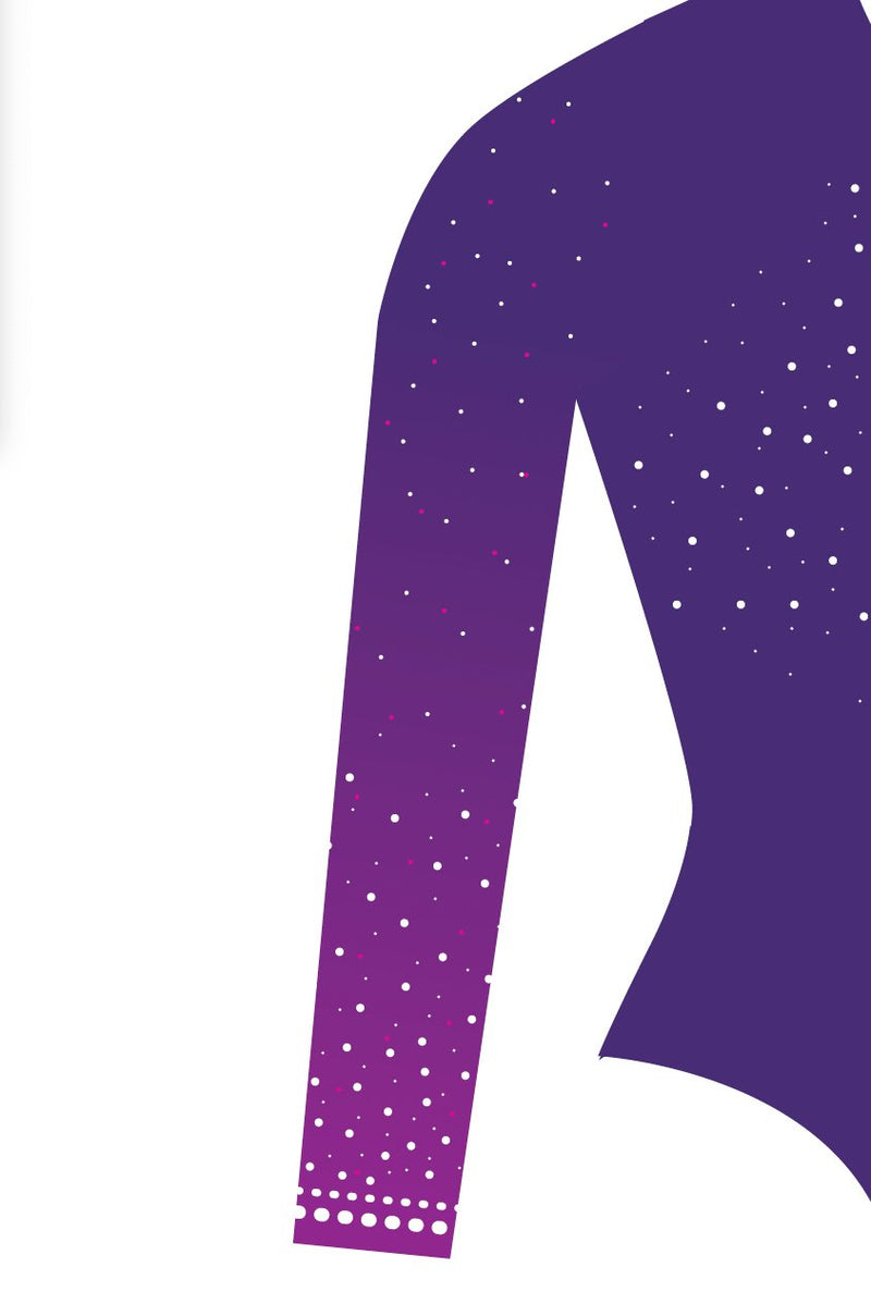 Greenhill Competition Leotard 2021 PE059 Extra Arm Gems - Dragonfly Leotards - 