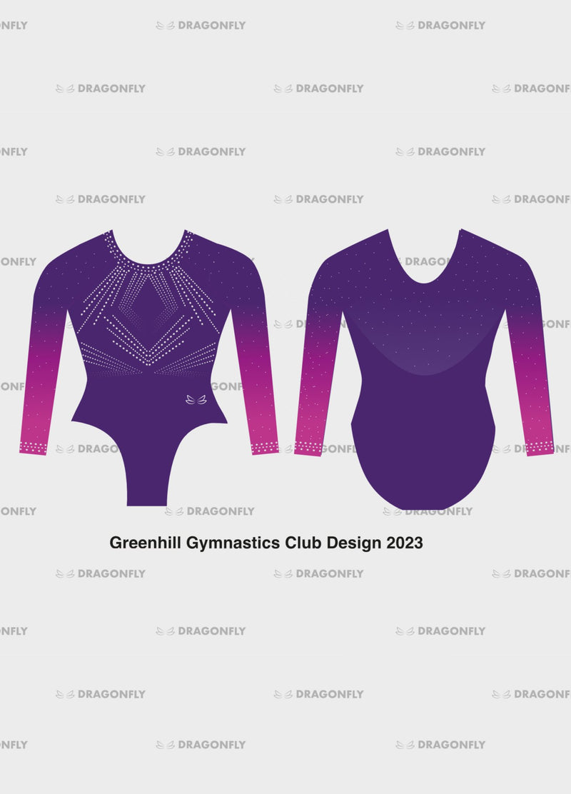 Greenhill Competition Leotard 2024 - Dragonfly Leotards - 