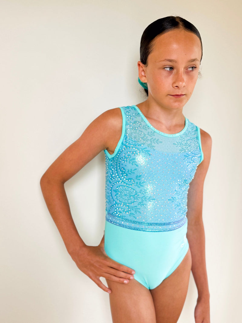 Helene Mint - Amelie Morgan - Dragonfly Leotards - Girls leotard