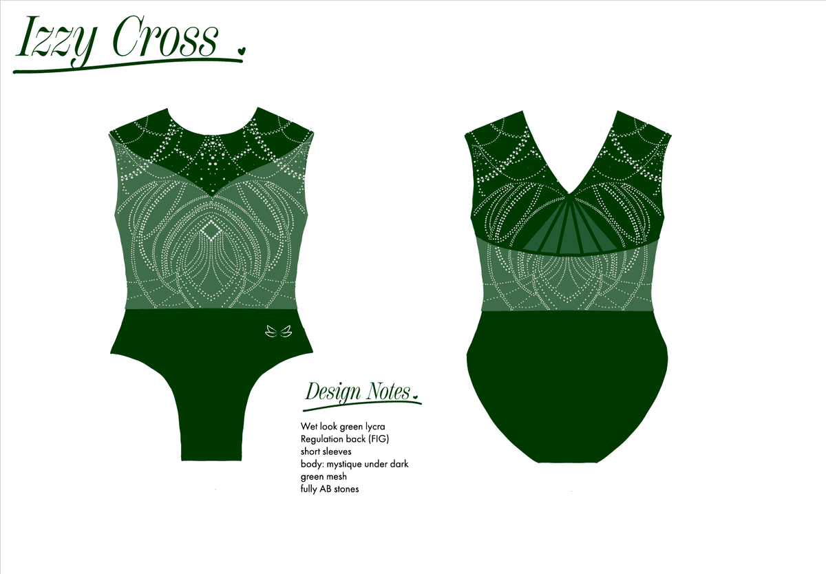 Hereford Short Sleeve Leotard - Dragonfly Leotards - Girls leotard