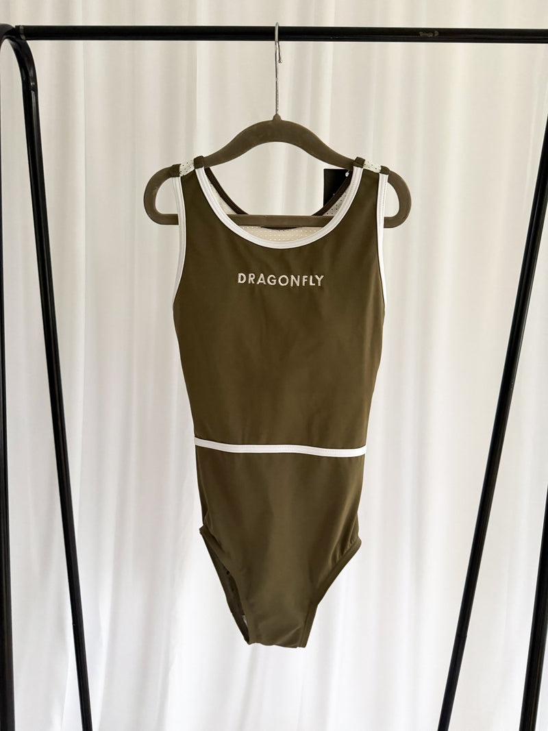 Khaki - Dragonfly Leotards - Girls leotard