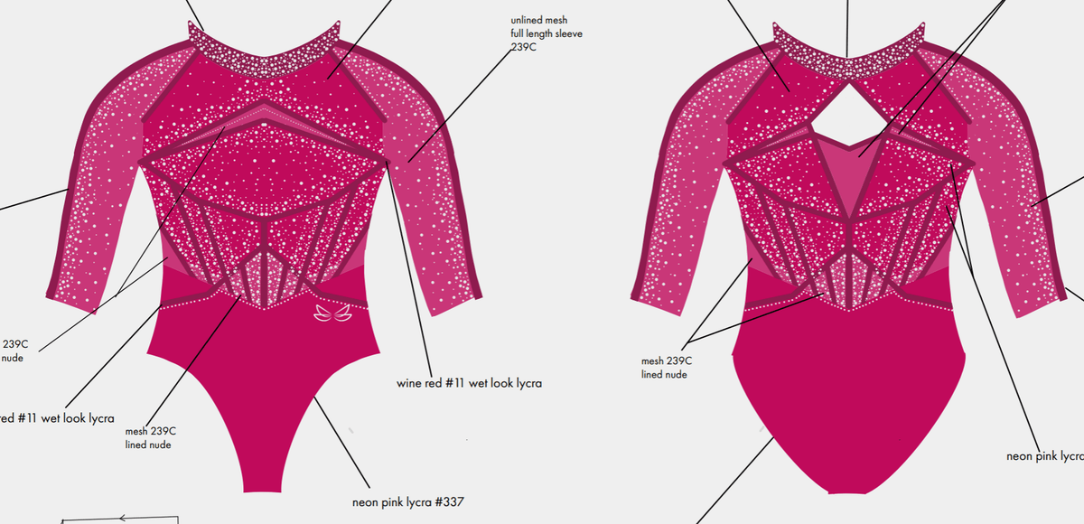 Millie British LS 2026 - Dragonfly Leotards - Girls leotard