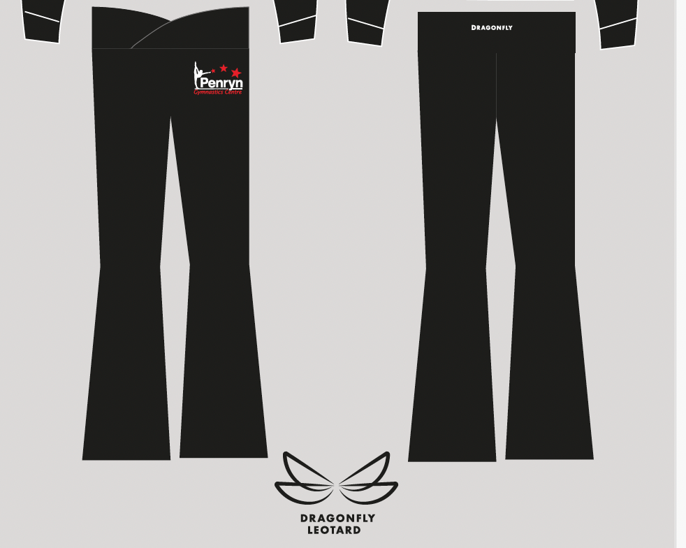 Penryn Tracksuit Flares 2025 - Gymnast - Dragonfly Leotards - Sportswear