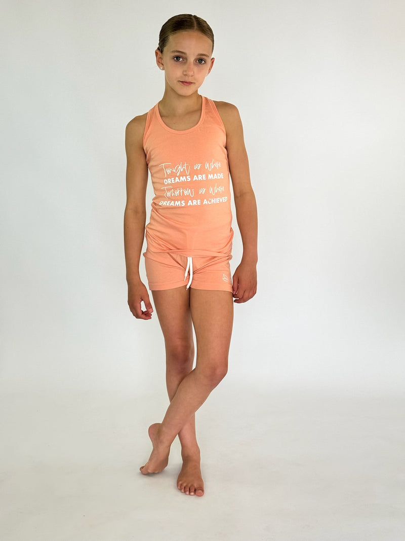 Pink Pyjama shorts set - Dragonfly Leotards - 