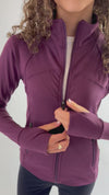 Burgundy Ultimate Full Zip Top