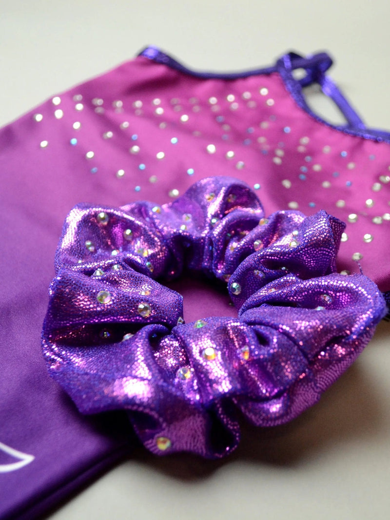 Scrunchie with rhinestones - Dragonfly Leotards - 