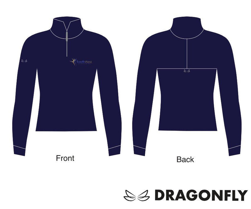 South West Women’s 1/4 Zip - Coaches - Dragonfly Leotards - 
