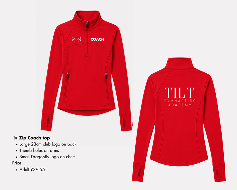 Tilt Coach Tracksuit Top - Dragonfly Leotards - Sportswear