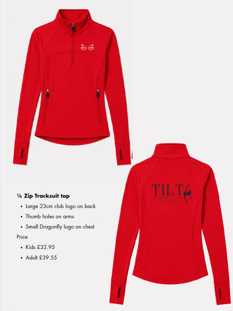 Tilt Tracksuit Top - Dragonfly Leotards - Sportswear