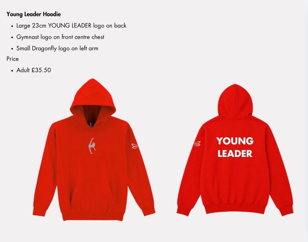Tilt Young Leader Hoodie - Dragonfly Leotards - Sportswear