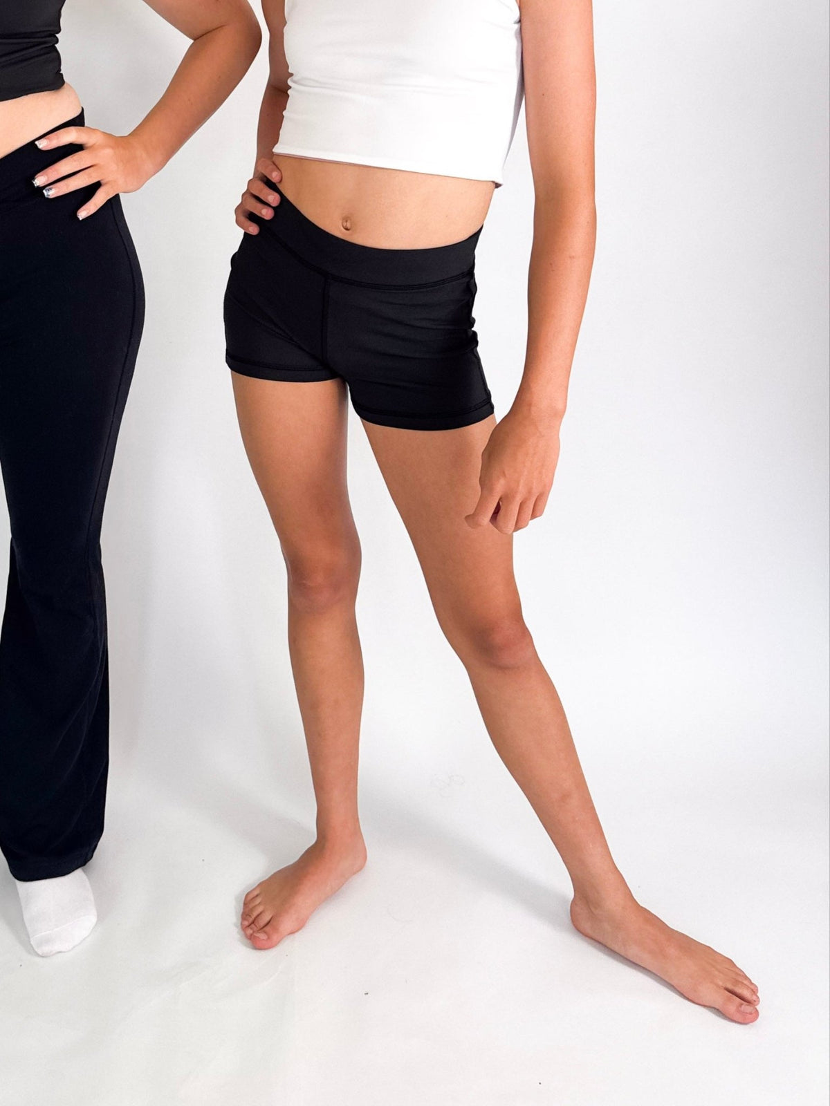 Ultimate Black Shorts - Dragonfly Leotards - Girls leotard