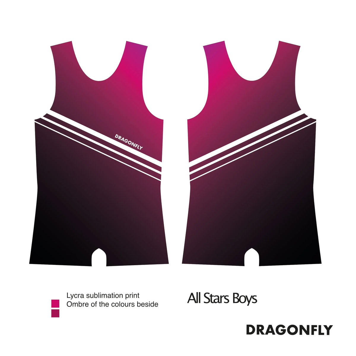 All Stars Boys Leotard - Dragonfly Leotards - Children's Sportswear