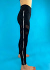 Black Leggings Wide waisted - Dragonfly Leotards - Children's Sportswear