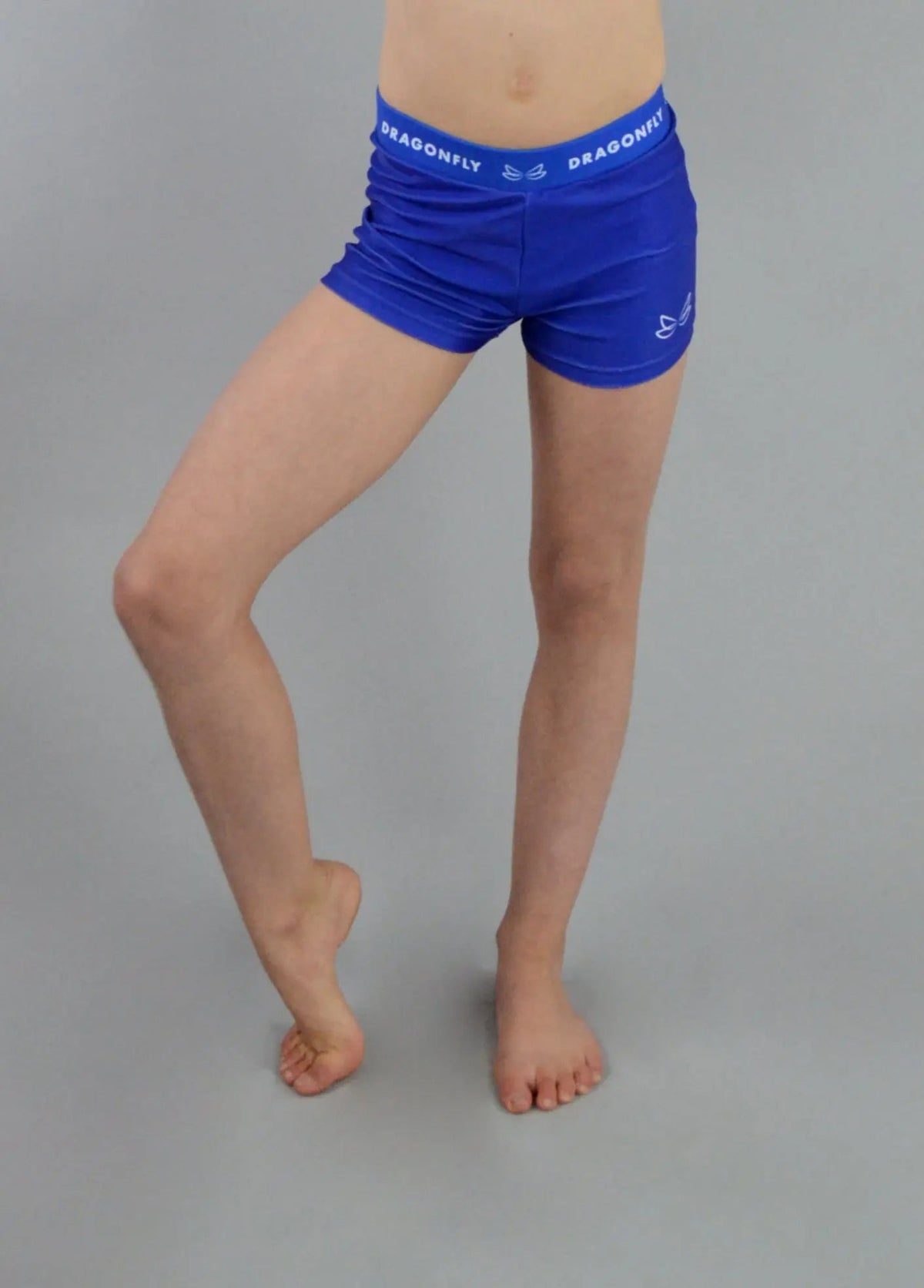Blue Fire Shorts - Dragonfly Leotards - Children's Sportswear