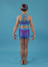Blue/Purple Dragonfly Original Shorts - Dragonfly Leotards - Children's Sportswear