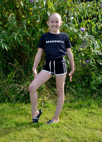 Classic Black Sliders - Dragonfly Leotards - Children's Sportswear