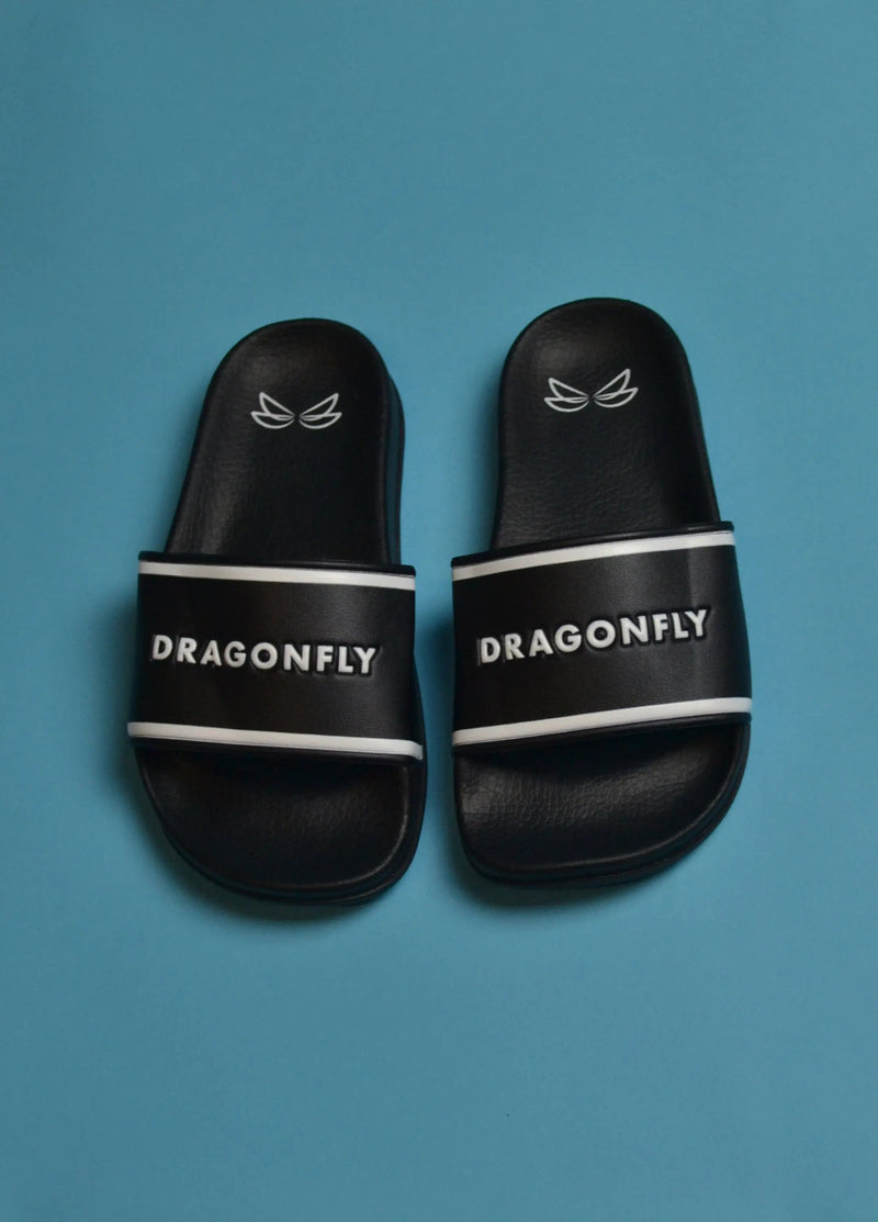 Classic Black Sliders - Dragonfly Leotards - Children's Sportswear