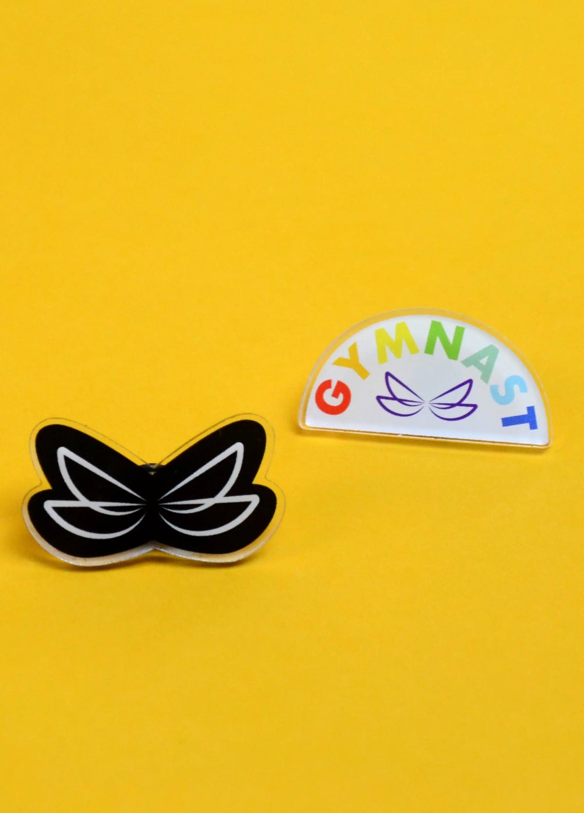 Dragonfly Gymnast Pin badges Set of 2 - Dragonfly Leotards - Children's Sportswear