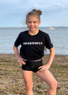 Dragonfly Unisex Essential T-shirt Black - Dragonfly Leotards - Children's Sportswear