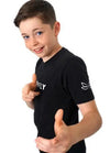 Dragonfly Unisex Essential T-shirt Black - Dragonfly Leotards - Children's Sportswear