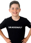 Dragonfly Unisex Essential T-shirt Black - Dragonfly Leotards - Children's Sportswear