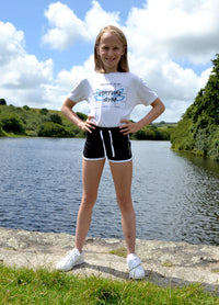 Girls Dragonfly Sports Shorts - Dragonfly Leotards - Children's Sportswear