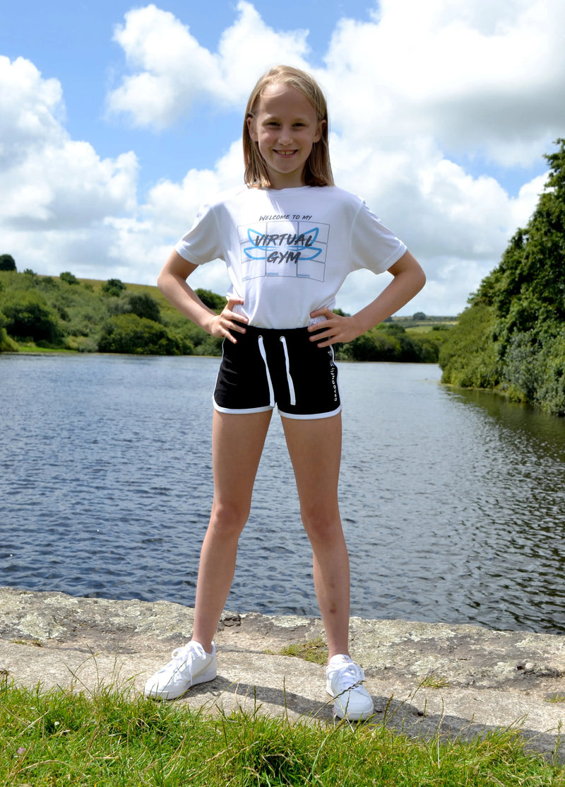 Girls Dragonfly Sports Shorts - Dragonfly Leotards - Children's Sportswear