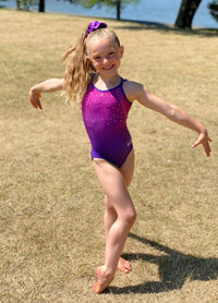 Purple Rae - Dragonfly Leotards - Children's Sportswear