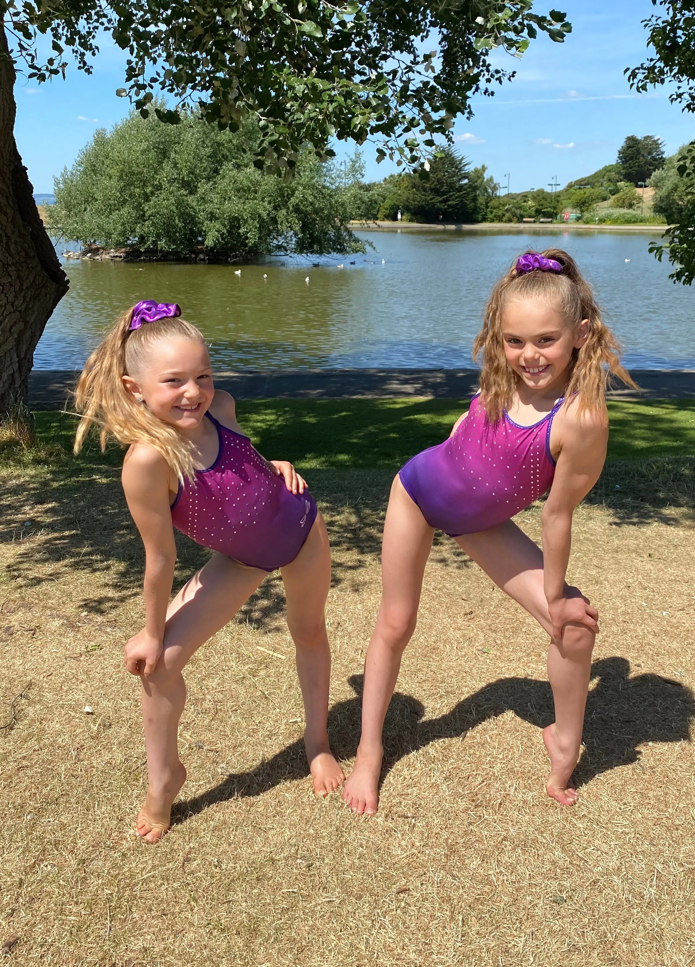 Purple Rae - Dragonfly Leotards - Children's Sportswear