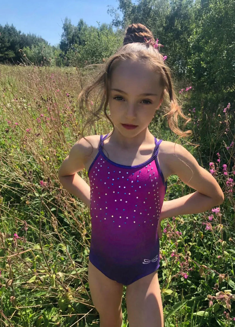 Purple Rae - Dragonfly Leotards - Children's Sportswear