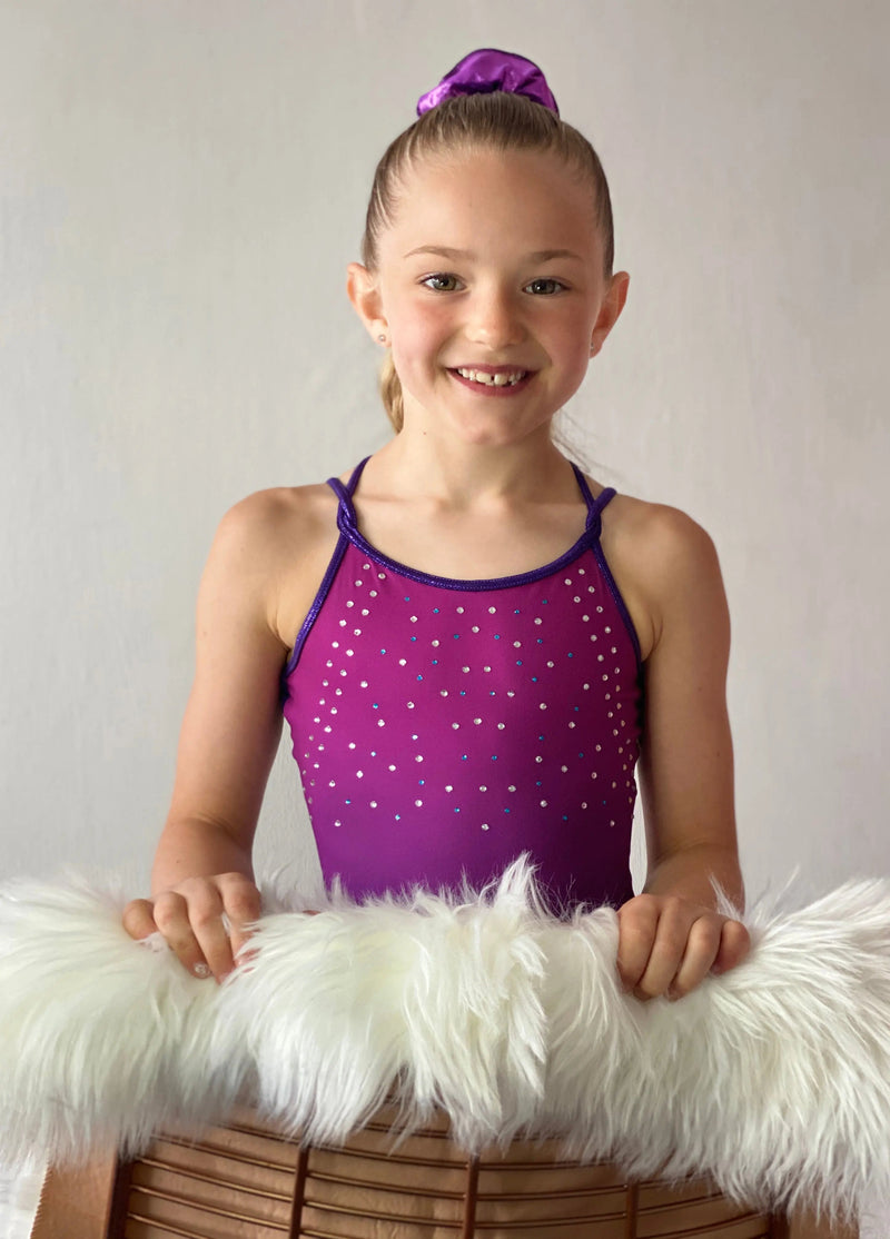 Purple Rae - Dragonfly Leotards - Children's Sportswear